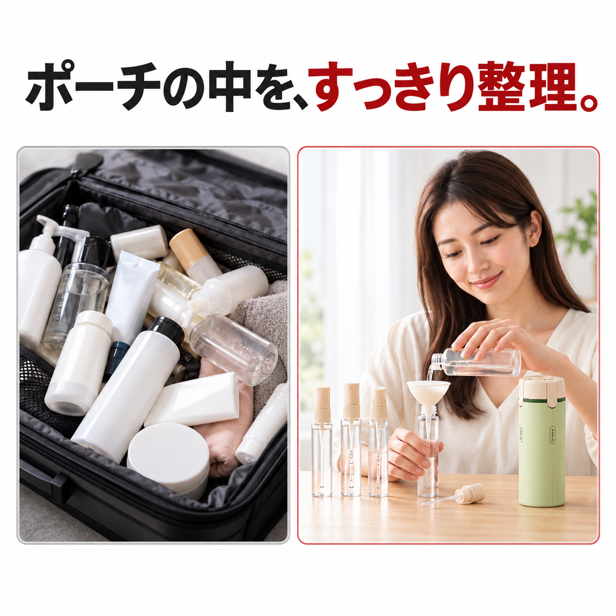 MIKARI DISPENSER™ 4in1トラベルボトル