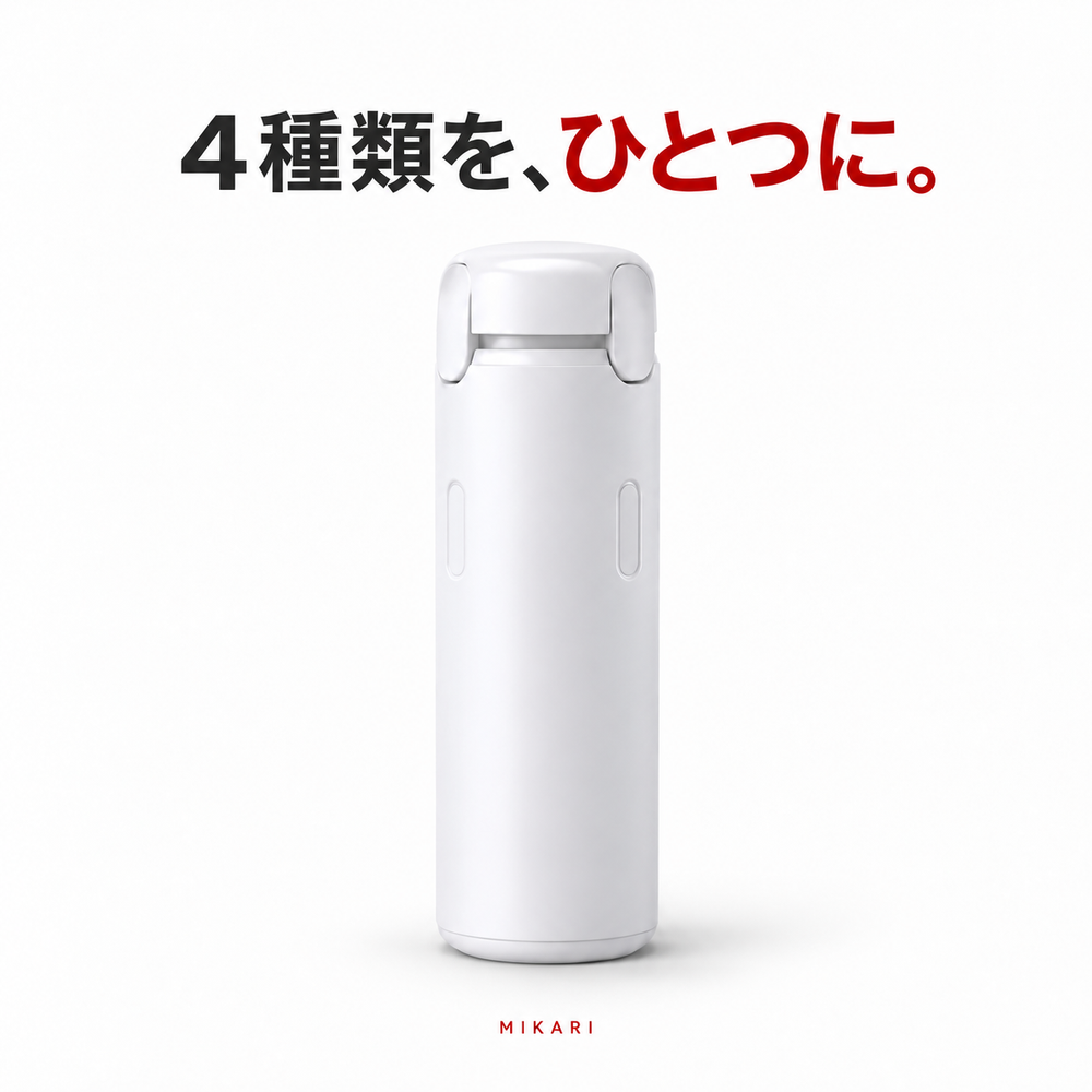 MIKARI DISPENSER™ 4in1トラベルボトル
