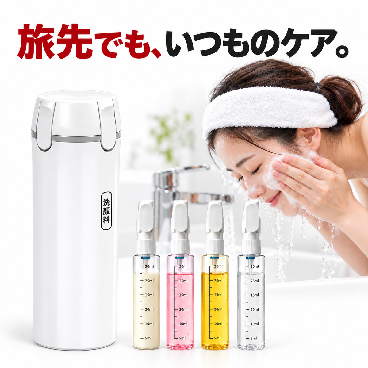 MIKARI DISPENSER™ 4in1トラベルボトル